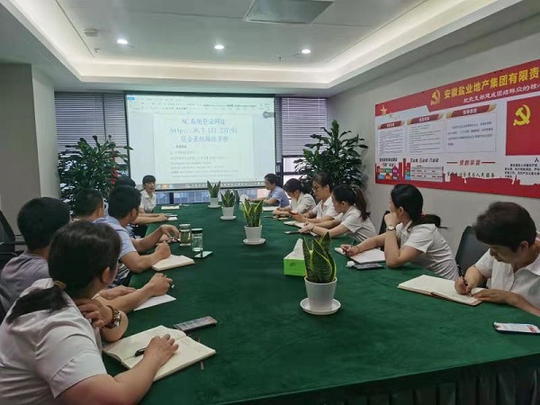 徽盐地产集团开展资金治理系统实操培训