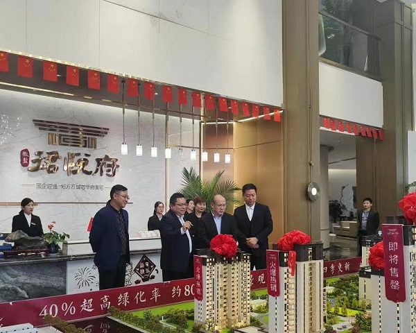 王晟率相关部分赴徽盐地产集团灵璧项目公司开展条线化服务